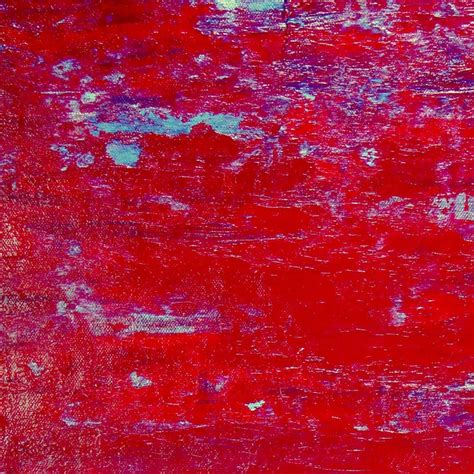Nestor Toro Petrified Red Painting Acrylic On Canvas For Sale At