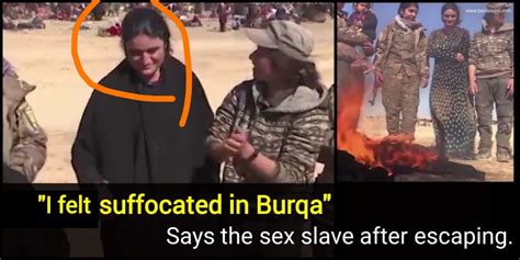 sex slave escapes isis terror camps she joins army and burns burqa video goes viral the youth
