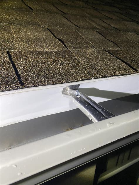 Was This Gutter Install Done Correctly Okay To Drill Into Drip Edge Drip Edge Is Kinda Waves
