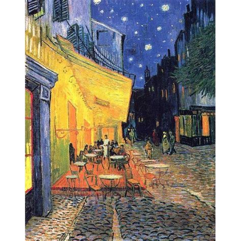 The Cafe Terrace On The Place Du Forum Arles At Night Van Gogh Oil