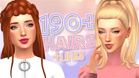 Maxis Match Hairs Custom Content Showcase Links Youtube