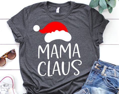 Mom Christmas Svg Mama Claus Svg Christmas Svg Santa Claus Etsy