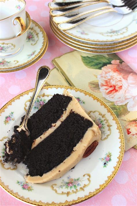 Chocolate Cake With Caramel Frosting Recipe Kudos Kitchen By Renee Scrumptious Desserts