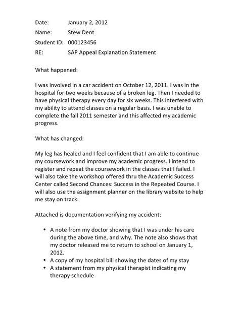 Financial Aid Request Letter Sample Pdf