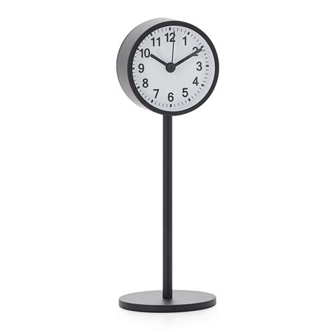Radius Tabletop Alarm Clock On Stand White Torre And Tagus Touch Of