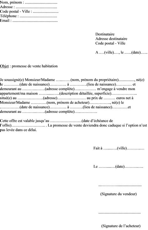 Bien qu'il ne soit pas obligatoire légalement. Promesse de vente Archives