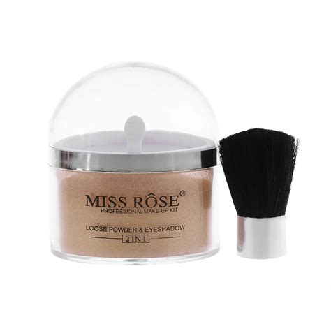 Miss Rose 2 In 1 Professional Metallic Face Highlighter Contour Make Up