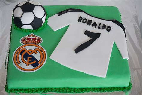 Boys Birthday Cake Football Ronaldo Soccer Flickr Photo Sharing