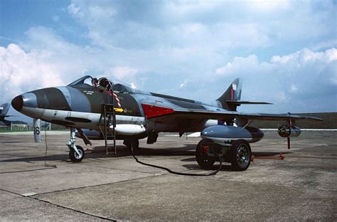 Hawker Hunter Fga9 Xf516 Cranwell July 1988 Hunter Fga9 Flickr