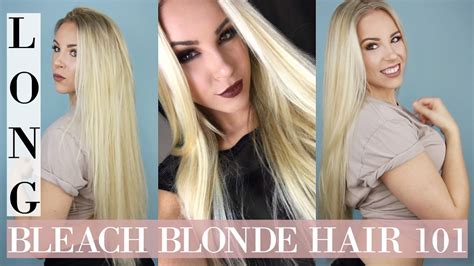 Bleach Blonde Hair 101 Grow Long Healthy Thick Color Treated Hair