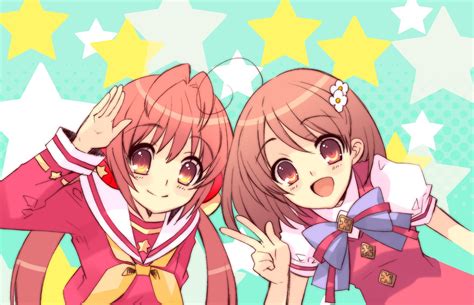 Anime Girl Friends Group Cute Wallpaper 1500x968