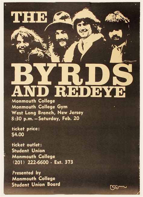 Lot Detail The Byrds Original Concert Poster