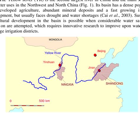 The Yellow River Basin With Identification Of The Provinces Where Download Scientific Diagram