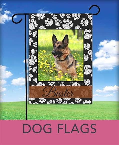 Free design tool & proofs. Custom Printed Flags | YardGalleryDesigns.com | Dog flag ...