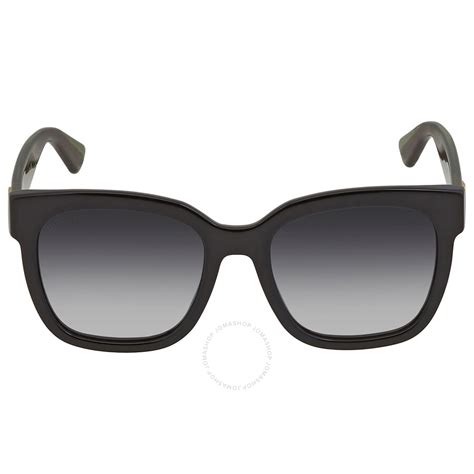 gucci grey gradient square ladies sunglasses gg0034sn 002 54 889652386362 sunglasses jomashop