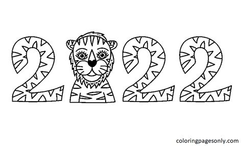 Happy New Year Coloring Pages Coloring Pages For Kids And Adults