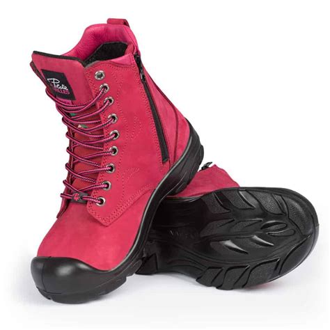 From guarding against falls from a slippery surface to composite toe work boots, we have the women's safety shoe you're searching for. Steel toe work boots for women | With zipper | CSA approved