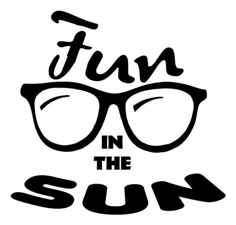 Free Fun In The Sun Svg File Free Stencils Printables Templates