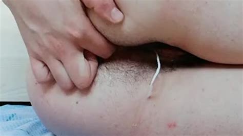 Masturbate Hairy Pussy With Tampon On Red Period Hairy Ass Chubby