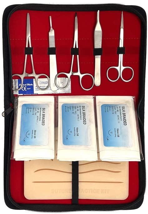 Buy Suture Practice Kit W Suturing Guide E Book Large Case Large Pad