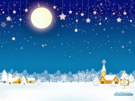 66 Christmas Night Wallpaper On Wallpapersafari