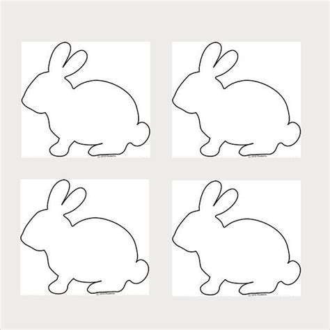 Simply print any of these templates out onto plain paper and decorate to make cute decorations. 9+ Bunny Templates - PDF, DOC | Free & Premium Templates