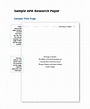 FREE 5+ Sample Research Paper Templates in PDF