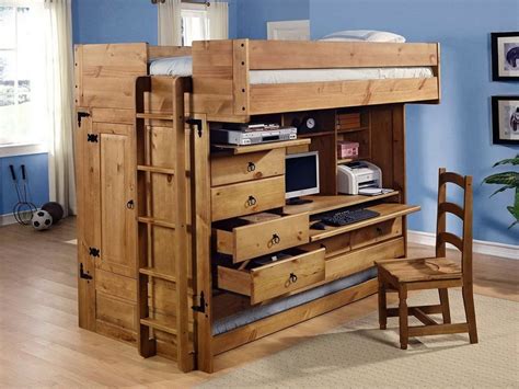 Bed With Closet Underneath And Desk Loft Bed Modern Loft Bed Home