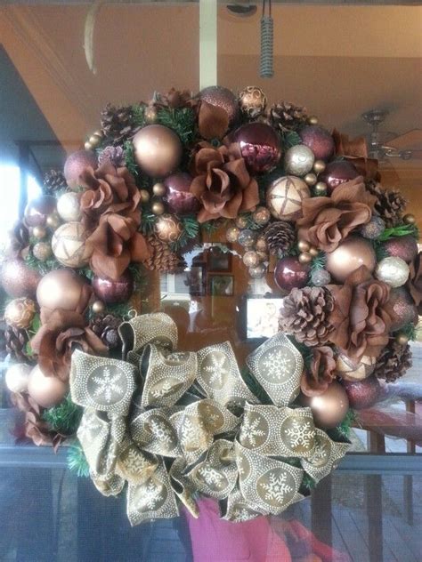 christmas reef shade of brown christmas reef christmas wreaths ornament wreath ornaments