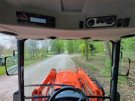 2018 Kubota L3560 Hst Compact Cab Tractor Loader And Back Blade