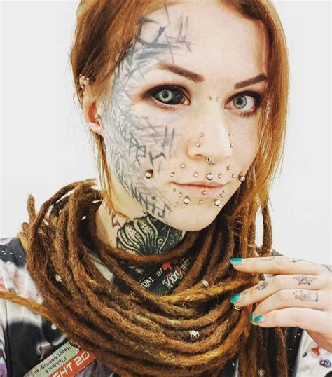 Balea The Scarleg Facial Tattoos Body Art Tattoos Girl Tattoos