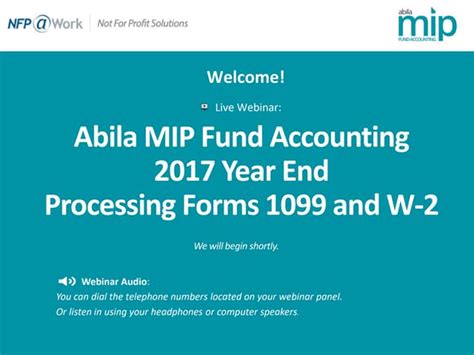 Abila Mip Year End Tax Reporting Overview Ppt