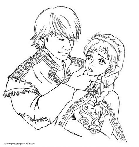 Required fields are marked * Kristoff with Anna colouring page || COLORING-PAGES ...