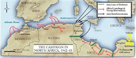Ww2 North Africa Map Map Vector