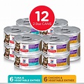honey's Science Diet Adult Sensitive Stomach & Skin Canned Cat Food Variety Pack, Tuna ...