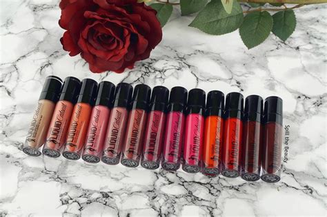 Wet N Wild Liquid Catsuit Matte Lipstick Collection Review Swatches