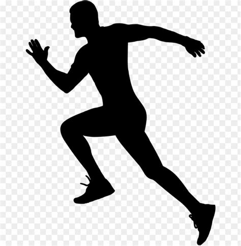 Free Download Hd Png Fast Clipart Running Man Silhouette Of Someone