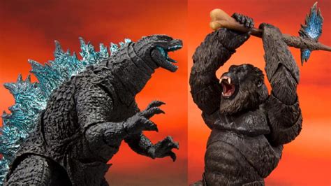 Tamashii Nations Godzilla Vs Kong Figures Enact All The Action Poses