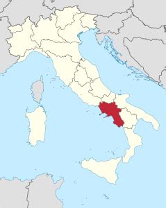 Mappa regione campania (italia) e carta stradale aggiornata. Campania - Wikipedia
