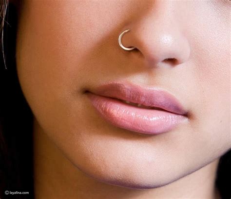 Girls With Nose Rings Cute Nose Rings Nose Rings Hoop Nose Hoop Lip