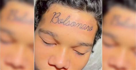 Jovem De 16 Anos Tatua Bolsonaro Na Cabeça E Recebe Críticas Nas Redes Sociais Aratu On