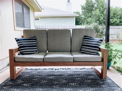 How To Build A DIY Outdoor Sofa Love Renovations