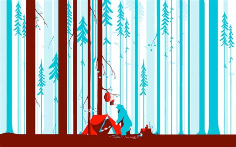1440x900 Deer Forest Illustration Wallpaper1440x900 Resolution Hd 4k