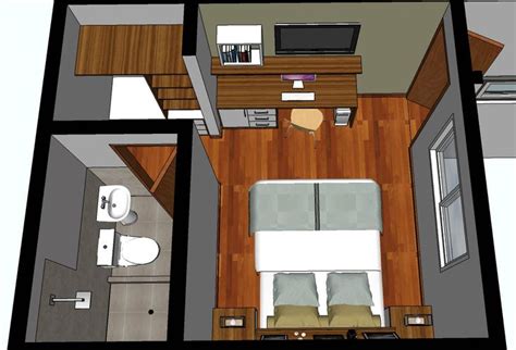 Plano De Dormitorio Diseño De Habitación De Hotel Plano De