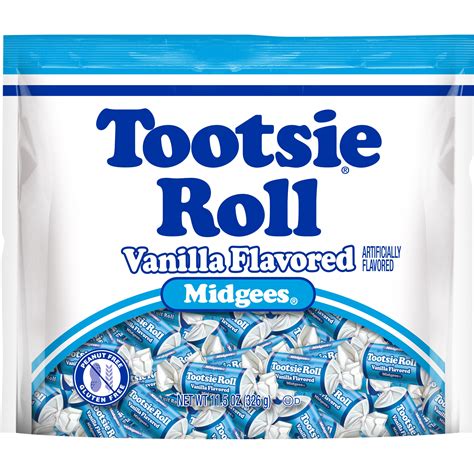 Tootsie Roll Vanilla Midgees 115 Oz In 2021 Tootsie