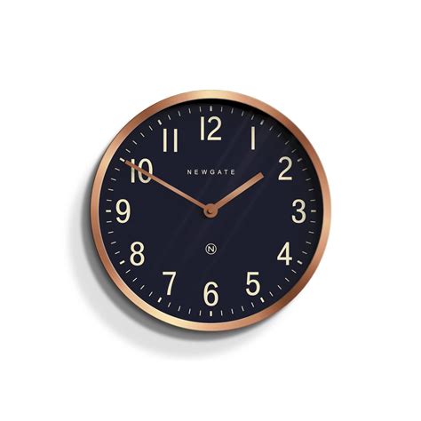 Mid Century Clock By Newgate Wall Clock Copper Wall Copper Design