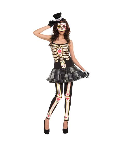Southern belle womens costume quick view. Skeleton Day Of The Dead Adult Costume - Women Costume