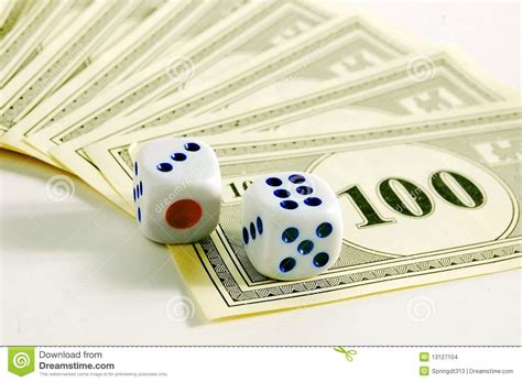 Dice And Money Stock Photo Image Of Fortune Money Playing 13127104