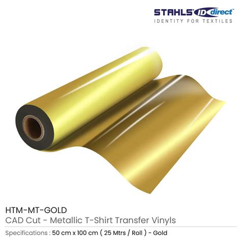 Metallic Heat Transfer Vinyls 25 Mtrs Rolls Magic Trading Company Mtc