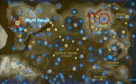 Map Of All Shrines In Breath Of The Wild Maps Location